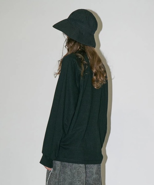 my beautiful landlet(マイビューティフルランドレット)の「【my beautiful landlet】 SUPIMA COTTON OVERSIZE RAGLAN L/S T-SHIRT(Tシャツ/カットソー・メンズ・ライトグレー/グレー/ブラック/ライトブルー・0/1)」の13枚目の写真