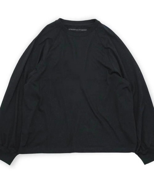 my beautiful landlet(マイビューティフルランドレット)の「【my beautiful landlet】 SUPIMA COTTON OVERSIZE RAGLAN L/S T-SHIRT(Tシャツ/カットソー・メンズ・ライトグレー/グレー/ブラック/ライトブルー・0/1)」の14枚目の写真