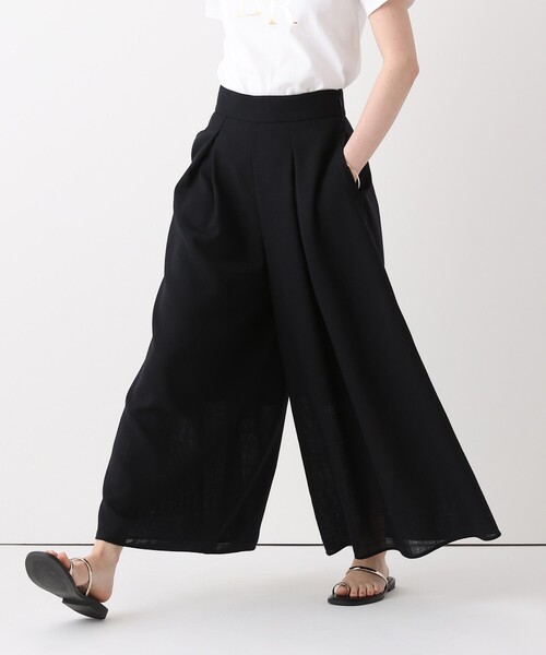 allureville(アルアバイル)の「カラミフレアースカートパンツ(その他パンツ・レディース・オフホワイト/ネイビー・2/1)」の16枚目の写真