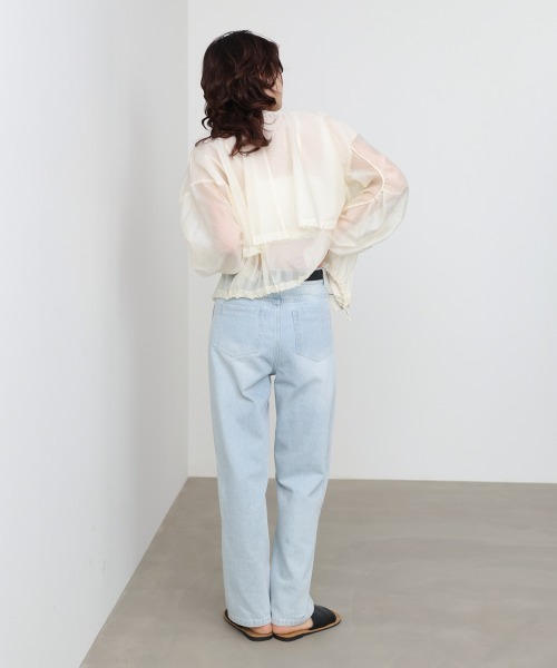 Bab（バブ）の「ドロストシアーブルゾン（ブルゾン・レディース・ブラック/ベージュ/ピンク/ホワイト系その他・M）」の10枚目の写真