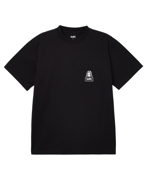 X-girl（エックスガール）の「FACE AND WORDS POCKET S/S TEE（Tシャツ/カットソー・レディース・ライトピンク/ブラック/ホワイト・S/M/L）」の19枚目の写真