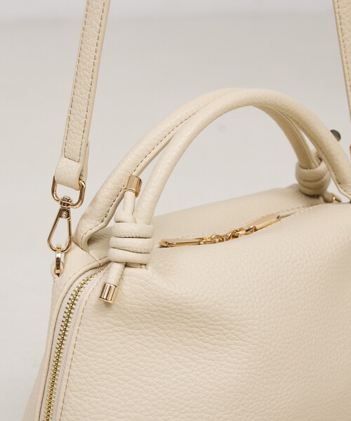 LOWELL things（ロウェル　シングス）の「Muget/ダブルハンドルミニショルダーBAG（ショルダーバッグ・レディース・アイボリー/ライトブルー/ライラック/ブラック・フリー）」の12枚目の写真