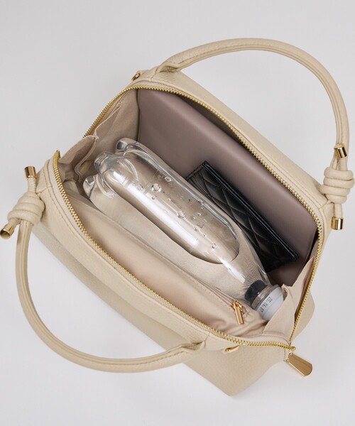 LOWELL things（ロウェル　シングス）の「Muget/ダブルハンドルミニショルダーBAG（ショルダーバッグ・レディース・アイボリー/ライトブルー/ライラック/ブラック・フリー）」の17枚目の写真