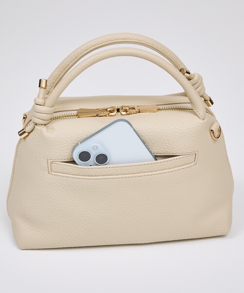 LOWELL things（ロウェル　シングス）の「Muget/ダブルハンドルミニショルダーBAG（ショルダーバッグ・レディース・アイボリー/ライトブルー/ライラック/ブラック・フリー）」の18枚目の写真