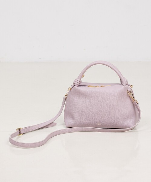 LOWELL things（ロウェル　シングス）の「Muget/ダブルハンドルミニショルダーBAG（ショルダーバッグ・レディース・アイボリー/ライトブルー/ライラック/ブラック・フリー）」の20枚目の写真