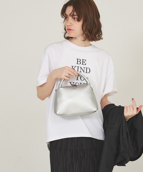 新色追加/再入荷】Muget/ダブルハンドルミニショルダーBAG（ショルダー