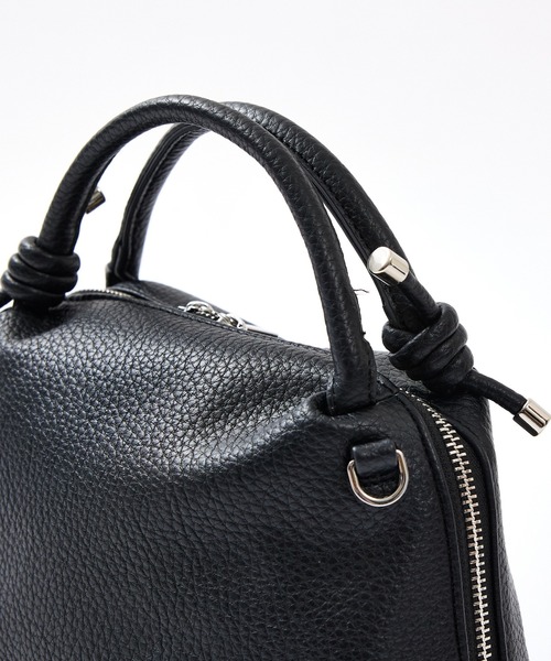LOWELL things(ロウェル シングス)の「【新色追加/再入荷】Muget/ダブルハンドルミニショルダーBAG(ショルダーバッグ・レディース・アイボリー/ライトブルー/ライラック/ブラック/シルバー/オレンジ/ゴールド/ブルー・フリー)」の20枚目の写真
