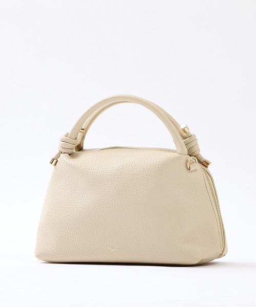 LOWELL things(ロウェル シングス)の「【新色追加/再入荷】Muget/ダブルハンドルミニショルダーBAG(ショルダーバッグ・レディース・アイボリー/ライトブルー/ライラック/ブラック/シルバー/オレンジ/ゴールド/ブルー・フリー)」の15枚目の写真