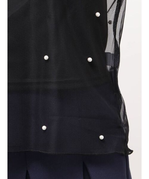 dazzlin（ダズリン）の「2wayシアートップス（Tシャツ/カットソー・レディース・オフホワイト/グレー/ブラック/アイボリー・FREE）」の11枚目の写真