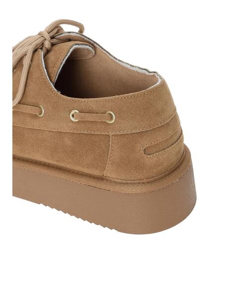 Samansa Mos2(サマンサ モスモス)の「プラットフォームデッキシューズ(その他シューズ・レディース・ベージュ/モカ・L/M)」の7枚目の写真