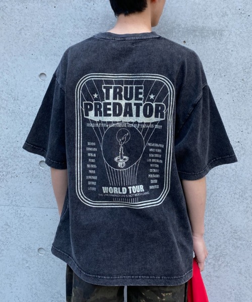 link lot(リンクロット)の「古着オマージュ加工プリントTシャツ(Tシャツ/カットソー・メンズ・ブラック系その他/ブラック系その他2/ブラック/ブラック系その他3/ブラック系その他4/ブラック系その他6/ブラック系その他7/ブラック系その他5・L/M)」の3枚目の写真