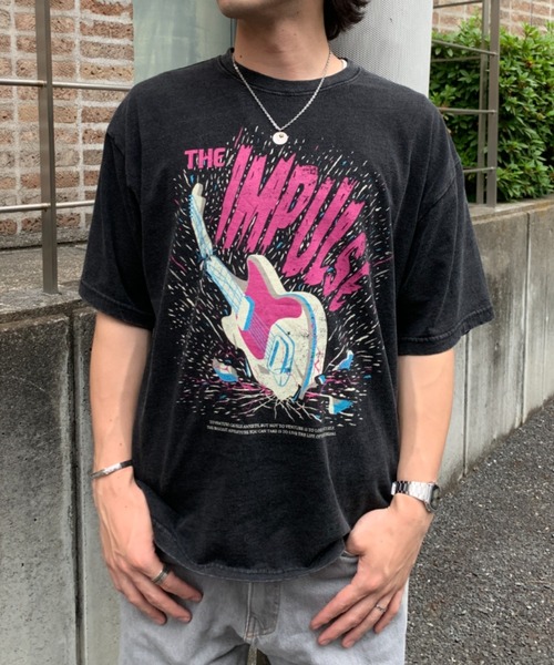 link lot(リンクロット)の「古着オマージュ加工プリントTシャツ(Tシャツ/カットソー・メンズ・ブラック系その他/ブラック系その他2/ブラック/ブラック系その他3/ブラック系その他4/ブラック系その他6/ブラック系その他7/ブラック系その他5・L/M)」の8枚目の写真
