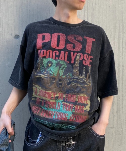 link lot(リンクロット)の「古着オマージュ加工プリントTシャツ(Tシャツ/カットソー・メンズ・ブラック系その他/ブラック系その他2/ブラック/ブラック系その他3/ブラック系その他4/ブラック系その他6/ブラック系その他7/ブラック系その他5・L/M)」の21枚目の写真