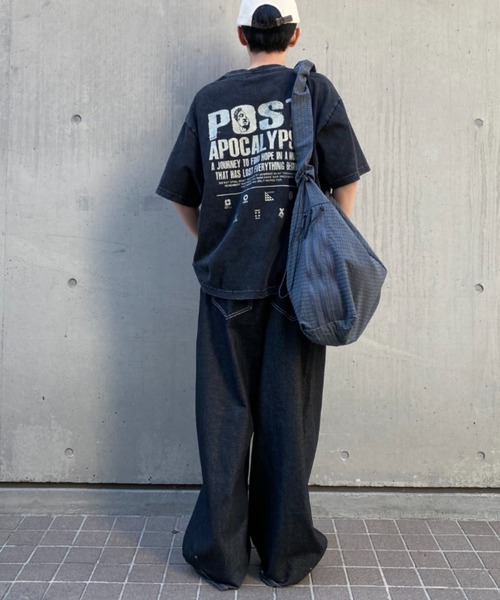 link lot(リンクロット)の「古着オマージュ加工プリントTシャツ(Tシャツ/カットソー・メンズ・ブラック系その他/ブラック系その他2/ブラック/ブラック系その他3/ブラック系その他4/ブラック系その他6/ブラック系その他7/ブラック系その他5・L/M)」の10枚目の写真
