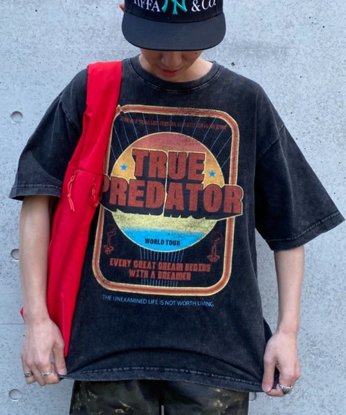link lot(リンクロット)の「古着オマージュ加工プリントTシャツ(Tシャツ/カットソー・メンズ・ブラック系その他/ブラック系その他2/ブラック/ブラック系その他3/ブラック系その他4/ブラック系その他6/ブラック系その他7/ブラック系その他5・L/M)」の18枚目の写真