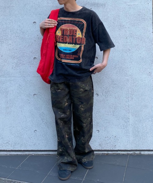link lot(リンクロット)の「古着オマージュ加工プリントTシャツ(Tシャツ/カットソー・メンズ・ブラック系その他/ブラック系その他2/ブラック/ブラック系その他3/ブラック系その他4/ブラック系その他6/ブラック系その他7/ブラック系その他5・L/M)」の19枚目の写真
