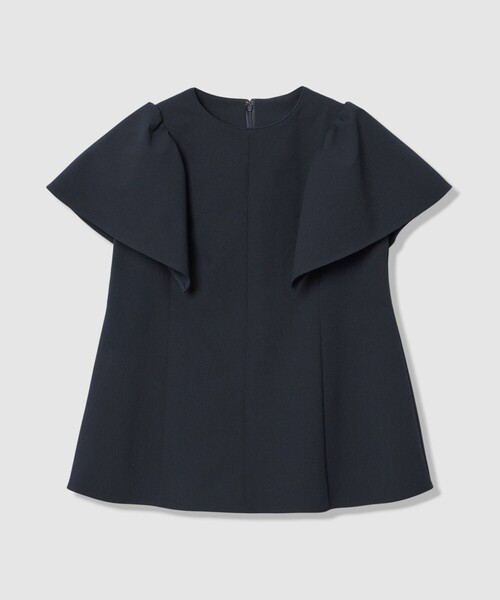 ANAYI（アナイ）の「【セットアップ対応商品】サッカーストレッチペプラム ブラウス（シャツ/ブラウス・レディース・ネイビー・36/38）」の9枚目の写真