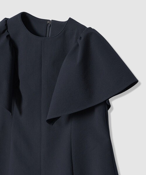 ANAYI（アナイ）の「【セットアップ対応商品】サッカーストレッチペプラム ブラウス（シャツ/ブラウス・レディース・ネイビー・36/38）」の11枚目の写真