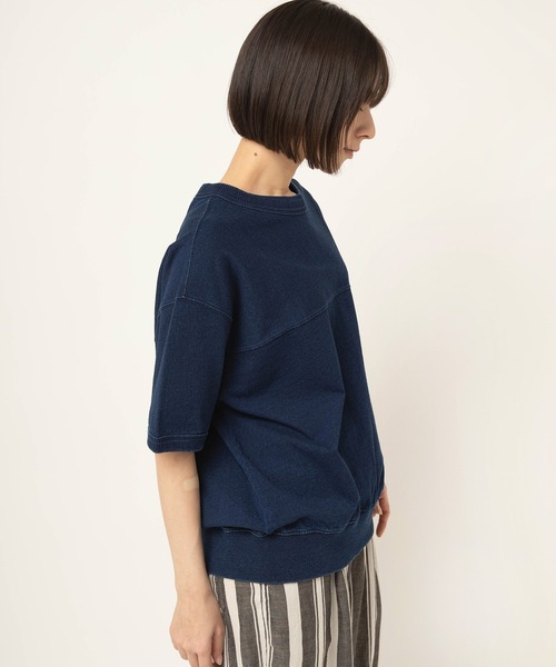 RNA-N(アールエヌエーエヌ)の「M2670 インディゴT(Tシャツ/カットソー・レディース・ワンウォッシュ/ダークインディゴブルー/ライトインディゴブルー・FREE)」の8枚目の写真
