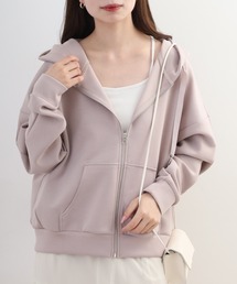 mitis（ミティス）の「mitis ダンボールニット ドルマン ジップ パーカー オーバーサイズ（パーカー）」