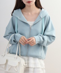 mitis（ミティス）の「mitis ダンボールニット ドルマン ジップ パーカー オーバーサイズ（パーカー）」