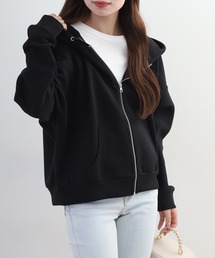 mitis（ミティス）の「mitis ダンボールニット ドルマン ジップ パーカー オーバーサイズ（パーカー）」