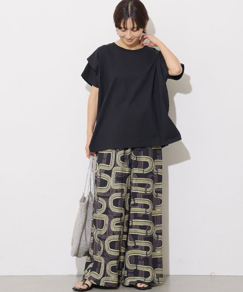 JOURNAL STANDARD relume(ジャーナルスタンダード レリューム)の「モダンアフリカンプリントパンツ(その他パンツ・レディース・ブラウン/ブラック・36/38)」の20枚目の写真