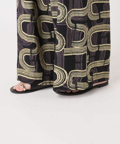 JOURNAL STANDARD relume(ジャーナルスタンダード レリューム)の「モダンアフリカンプリントパンツ(その他パンツ・レディース・ブラウン/ブラック・36/38)」の18枚目の写真