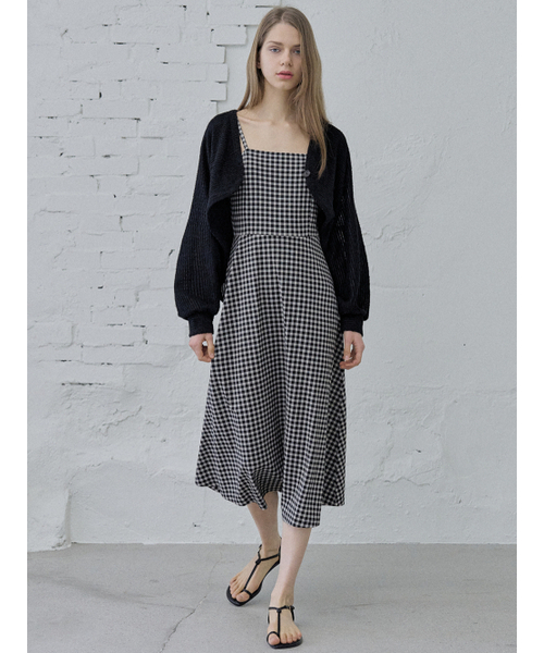 AVANT-G(アバン)の「Boucle Knit Bolero - BLACK(カーディガン/ボレロ・レディース・その他・FREE)」の2枚目の写真