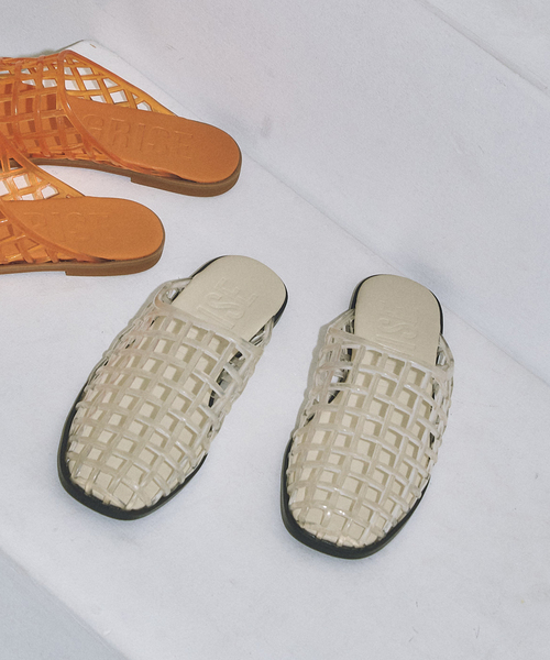 GRISE(グリーズ)の「《WEB+一部店舗限定》GRISE JELLY LATTICE ミュール(その他シューズ・レディース・オレンジ/その他/ブラウン・SMALL/MEDIUM/LARGE)」の8枚目の写真