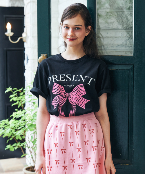 METAPHER(メタファ)の「METギフトプリント半袖Tシャツブラック(Tシャツ/カットソー・レディース・その他・FREE)」の7枚目の写真