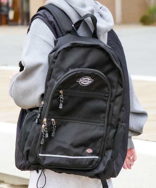 Dickies（ディッキーズ）の「【DICKIES/ディッキーズ】【容量約30L】スチューデントデイバッグ シンプルデザイン 内外ポケット タウンユース アウトドア 通勤 通学 ユニセックス（バックパック/リュック・メンズ・レッド/ホワイト/ブラック・FREE）」の14枚目の写真
