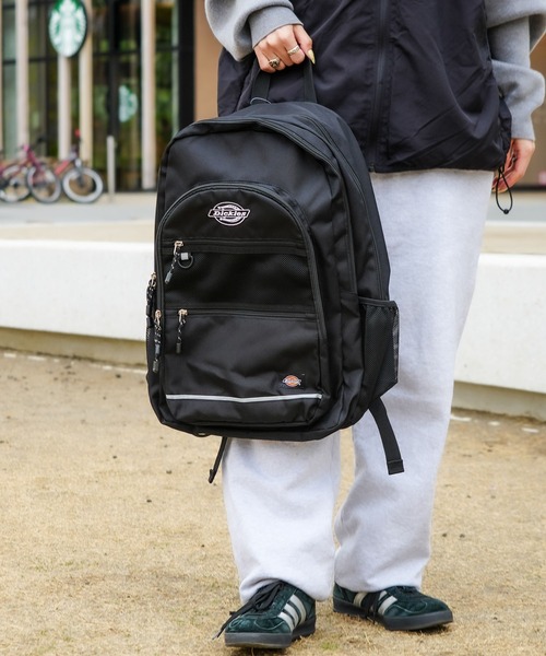 Dickies（ディッキーズ）の「【DICKIES/ディッキーズ】【容量約30L】スチューデントデイバッグ シンプルデザイン 内外ポケット タウンユース アウトドア 通勤 通学 ユニセックス（バックパック/リュック・メンズ・レッド/ホワイト/ブラック・FREE）」の15枚目の写真