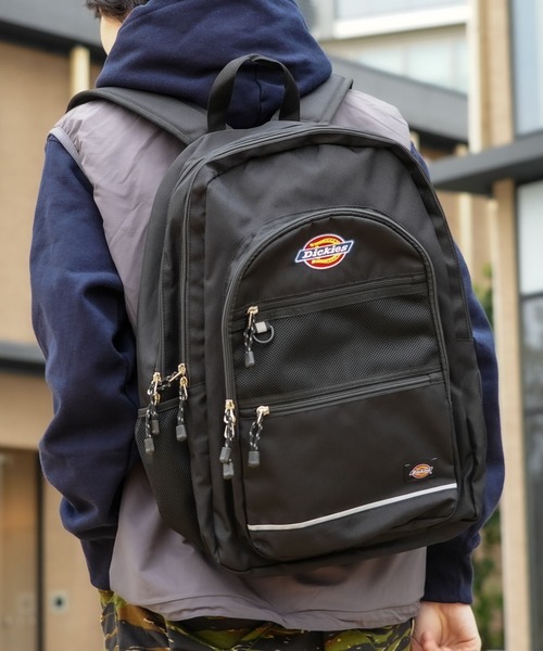 Dickies（ディッキーズ）の「【DICKIES/ディッキーズ】【容量約30L】スチューデントデイバッグ シンプルデザイン 内外ポケット タウンユース アウトドア 通勤 通学 ユニセックス（バックパック/リュック・メンズ・レッド/ホワイト/ブラック・FREE）」の20枚目の写真
