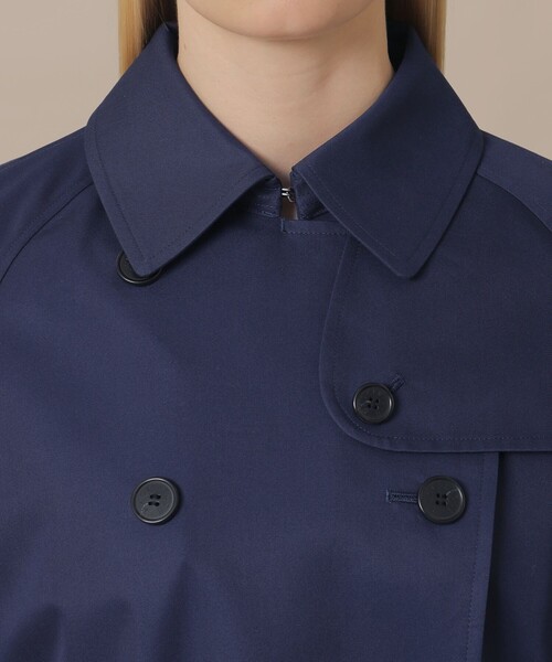 MACKINTOSH LONDON（マッキントッシュ ロンドン）の「【WEB・一部店舗限定】【FALKIRK/ファルカーク】ハイブリッドギャバジントレンチコート（トレンチコート・レディース・ベージュ/ネイビー・40/38）」の9枚目の写真