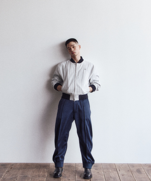 51%（フィフティーワンパーセント）の「Stripe blouson - white（ブルゾン・メンズ・その他・MEDIUM/LARGE）」の7枚目の写真