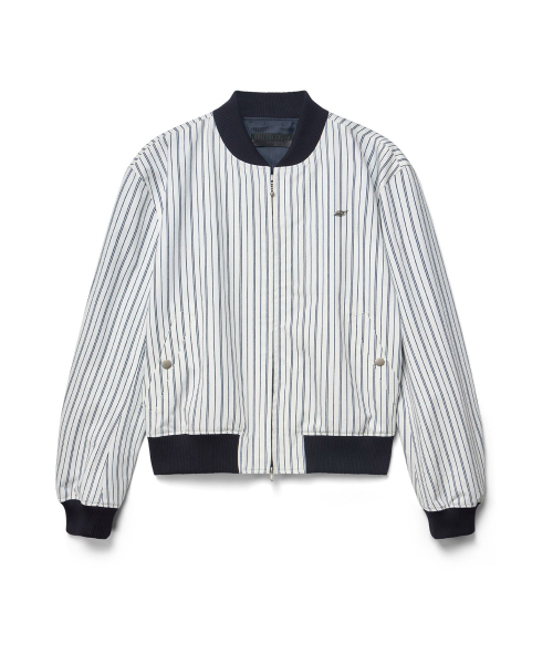 51%（フィフティーワンパーセント）の「Stripe blouson - white（ブルゾン・メンズ・その他・MEDIUM/LARGE）」の8枚目の写真