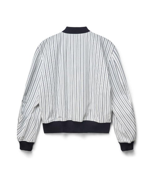 51%（フィフティーワンパーセント）の「Stripe blouson - white（ブルゾン・メンズ・その他・MEDIUM/LARGE）」の9枚目の写真