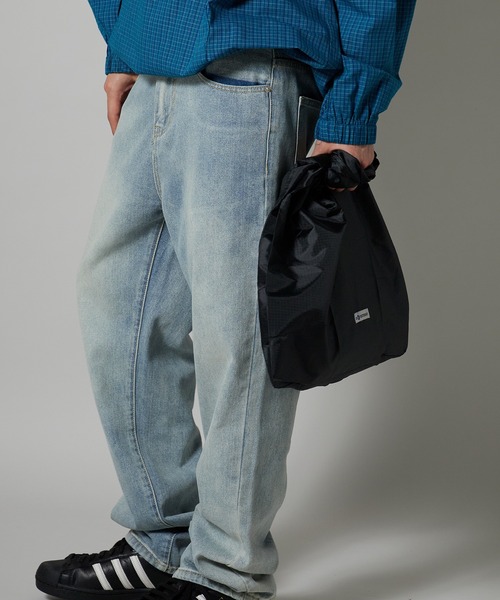 OK YESTERDAY（オッケーイエスタデイ）の「OK YESTERDAY / オーケー イエスタデイ パッカブル ナイロンバッグ  / PACKABLE NYLON BAG 秋 秋服 2026年秋冬（エコバッグ/サブバッグ・メンズ・ネイビー/オレンジ/グリーン/レッド/ブラック/グレー/ブルー・FREE）」の10枚目の写真