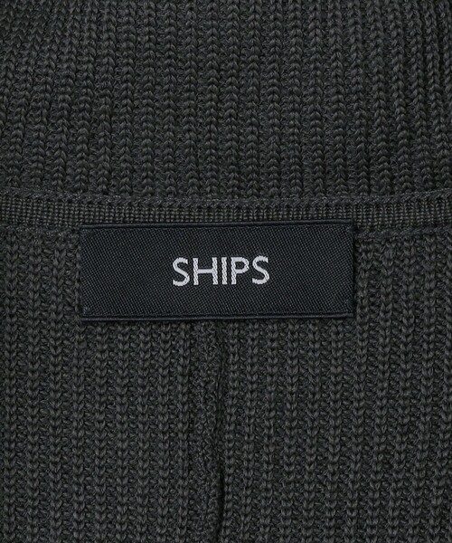SHIPS(シップス)の「SHIPS:〈接触冷感/ 手洗い可能〉 リネン クール ニット ジャケット(テーラードジャケット・メンズ・ダークグレー/ダークブルー/ネイビー・SMALL/X-LARGE/LARGE/MEDIUM)」の10枚目の写真