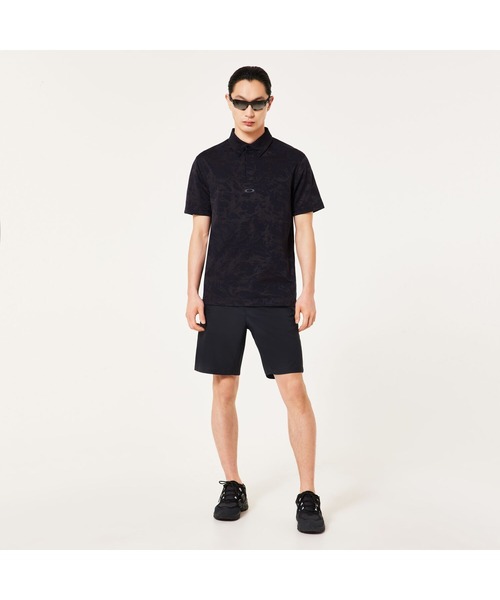 OAKLEY(オークリー)の「オークリー O-SYNC PACK POLO GRAPHIC 1.0/ポロシャツ/スポーツ・トレーニングコレクション/OAKLEY(ポロシャツ・メンズ・ブラック・M/L/S)」の4枚目の写真