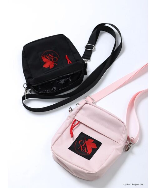 CALNAMUR(カルナムール)の「【新世紀エヴァンゲリオンコラボ】ネルフマークポシェットバッグ(ショルダーバッグ・レディース・ピンク/ブラック・FREE)」の13枚目の写真