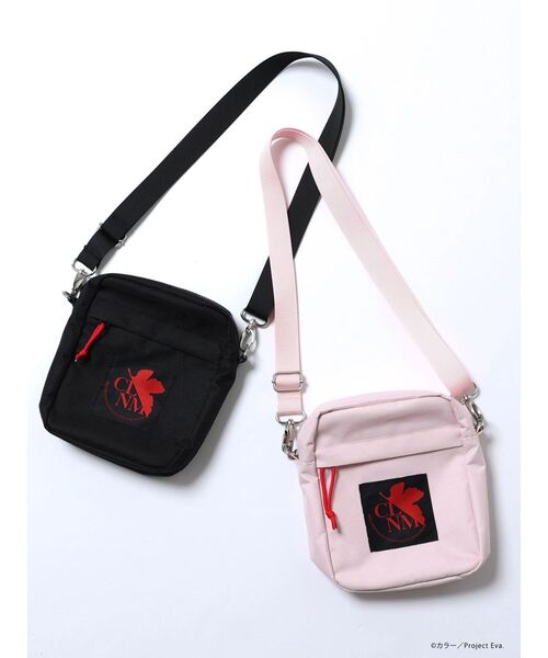 CALNAMUR(カルナムール)の「【新世紀エヴァンゲリオンコラボ】ネルフマークポシェットバッグ(ショルダーバッグ・レディース・ピンク/ブラック・FREE)」の12枚目の写真