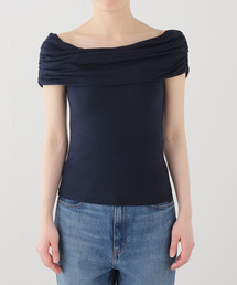 COOME（コーメ）の「【COOME/コーメ】 FOLD OVER SLEEVELESS TOP（Tシャツ/カットソー）」