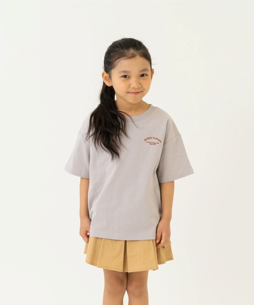 and D. petit main（アンドディープティマイン）の「【親子リンク】【365D.】DINER半袖Tシャツ（Tシャツ/カットソー・キッズ・イエロー/グリーン/ブルー/ホワイト/ライトグレー・90cm/140cm/130cm/120cm/100cm/110cm）」の2枚目の写真