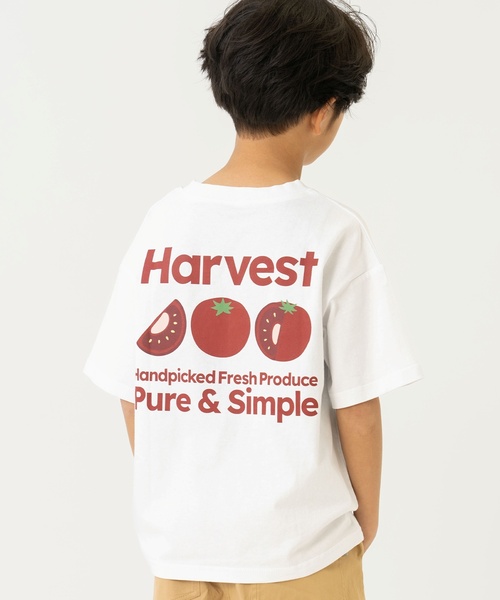 and D. petit main（アンドディープティマイン）の「【親子リンク】【365D.】DINER半袖Tシャツ（Tシャツ/カットソー・キッズ・イエロー/グリーン/ブルー/ホワイト/ライトグレー・90cm/140cm/130cm/120cm/100cm/110cm）」の7枚目の写真