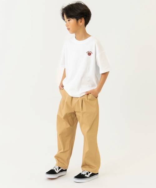 and D. petit main（アンドディープティマイン）の「【親子リンク】【365D.】DINER半袖Tシャツ（Tシャツ/カットソー・キッズ・イエロー/グリーン/ブルー/ホワイト/ライトグレー・90cm/140cm/130cm/120cm/100cm/110cm）」の10枚目の写真