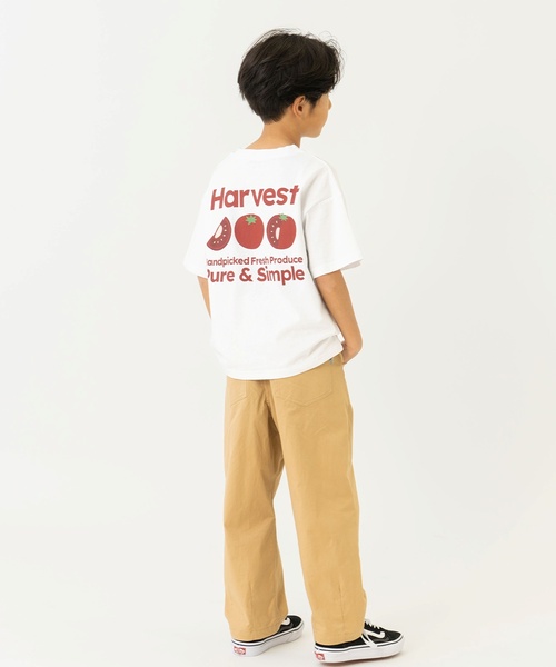 and D. petit main（アンドディープティマイン）の「【親子リンク】【365D.】DINER半袖Tシャツ（Tシャツ/カットソー・キッズ・イエロー/グリーン/ブルー/ホワイト/ライトグレー・90cm/140cm/130cm/120cm/100cm/110cm）」の11枚目の写真