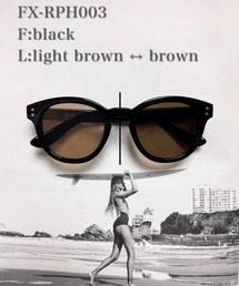 Astorflex（アストールフレックス）の「調光・偏光レンズ搭載 round wellington sunglasses / ラウンド ウェリントン サングラス（サングラス）」