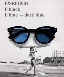 FLEX（フレックス）の「調光・偏光レンズ搭載 round wellington sunglasses / ラウンド ウェリントン サングラス（サングラス）」